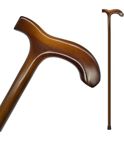 GUYUE Handmade Wooden Walking Cane for Men and Women