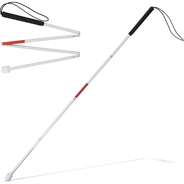 Folding Cane Blind Man Stick Walking Cane for Blind People