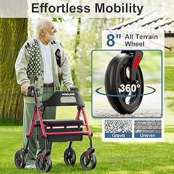 81lmn9m5lQL._AC_UF350,350_QL80_ Rollator Walkers for Seniors with Seat Height Adjustable