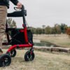 Rollator Walker for Seniors Red