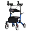 HeaRollator Walkers for Seniors with Seat Blue