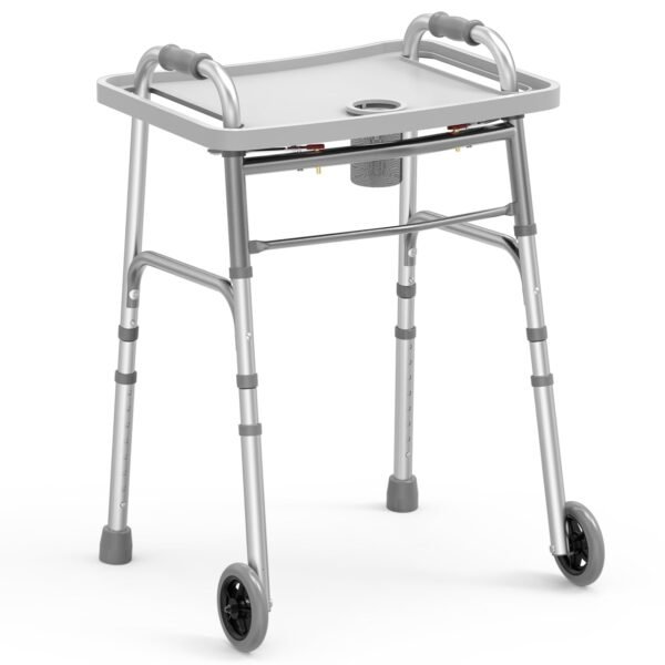 Foldable Walker with Tray